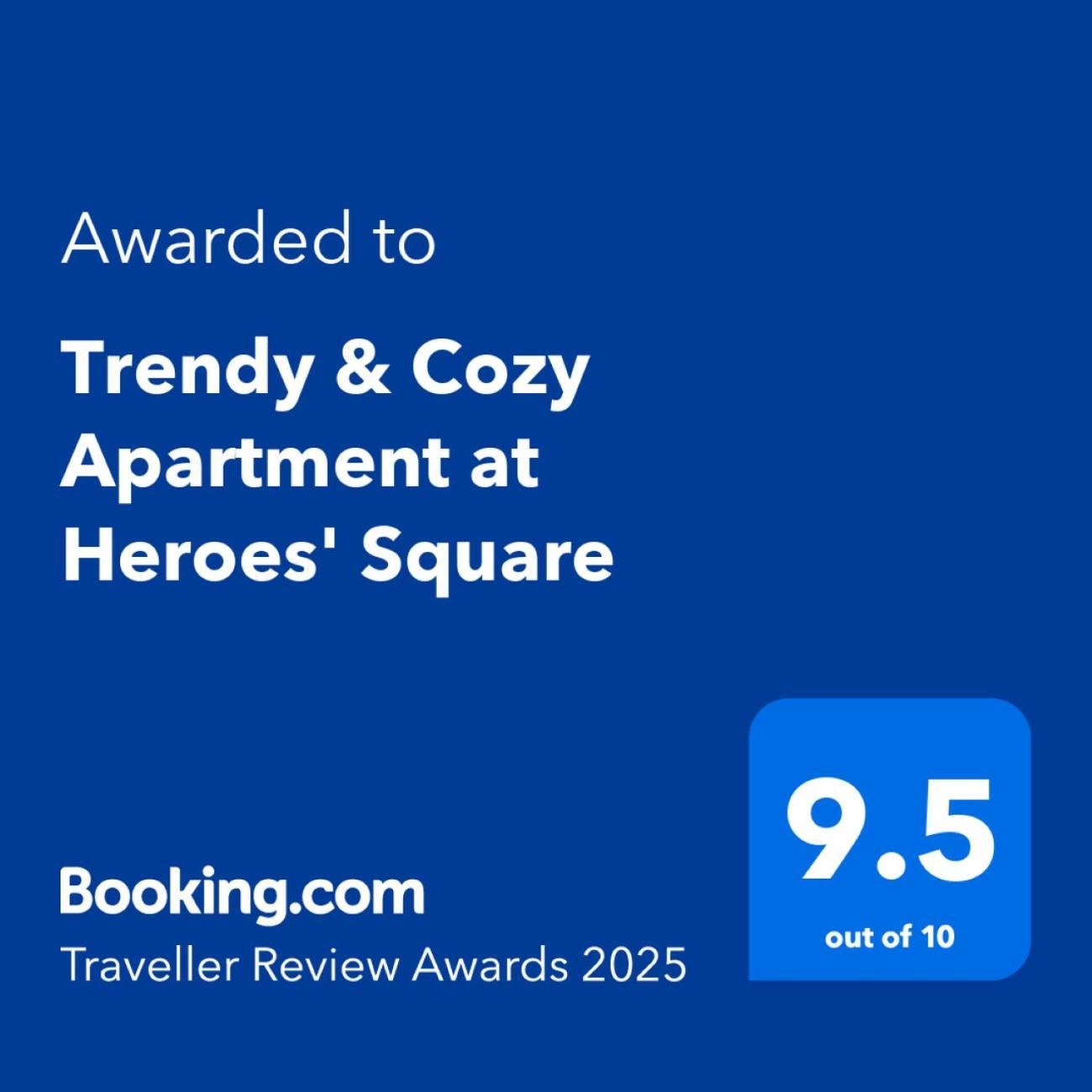 Trendy & Cozy Apartment At Heroes' Square 布达佩斯 外观 照片